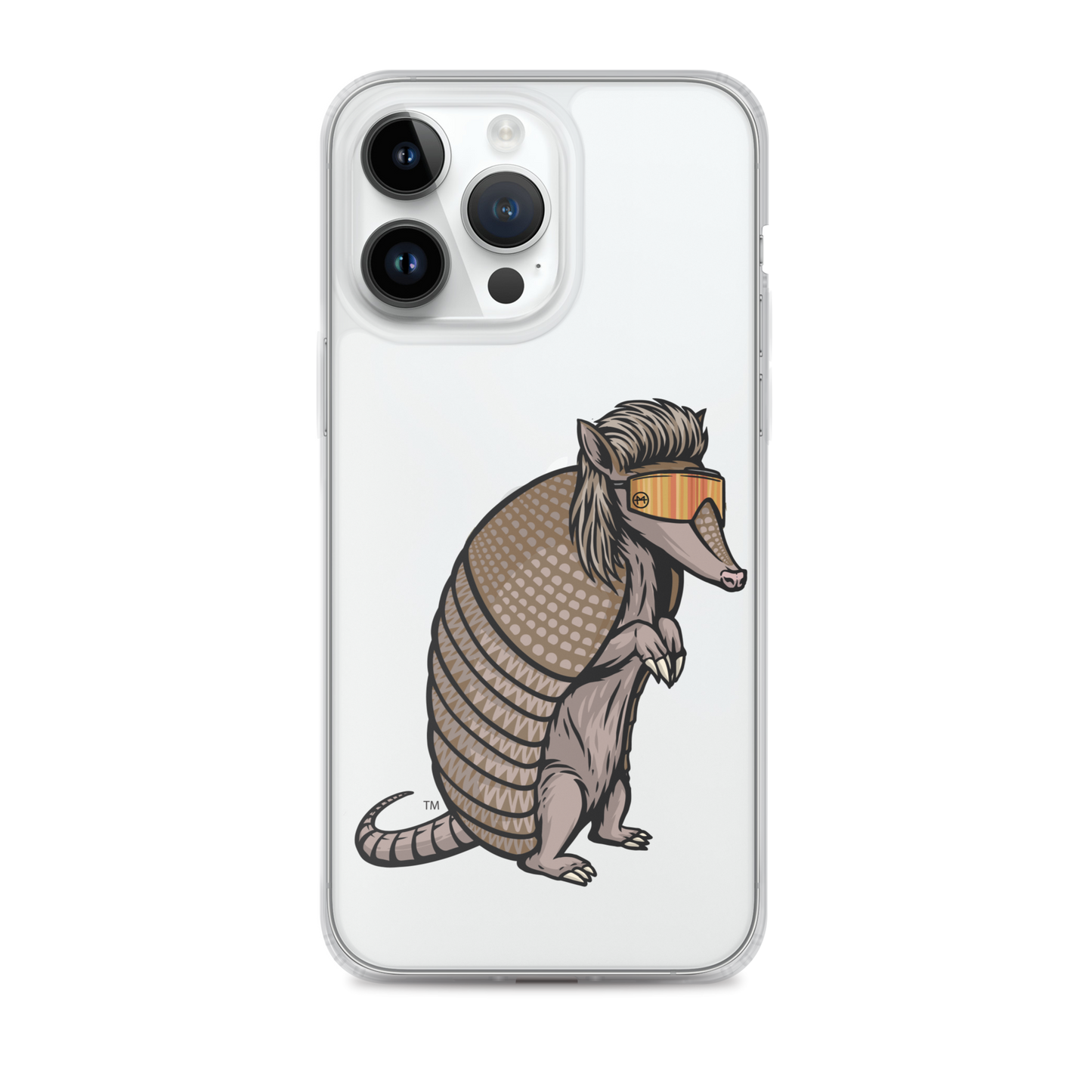 Armadillo Mullet iPhone Case - Clear