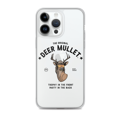 Deer Mullet Motto iPhone Case - Clear