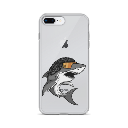 Shark Mullet iPhone Case - Clear