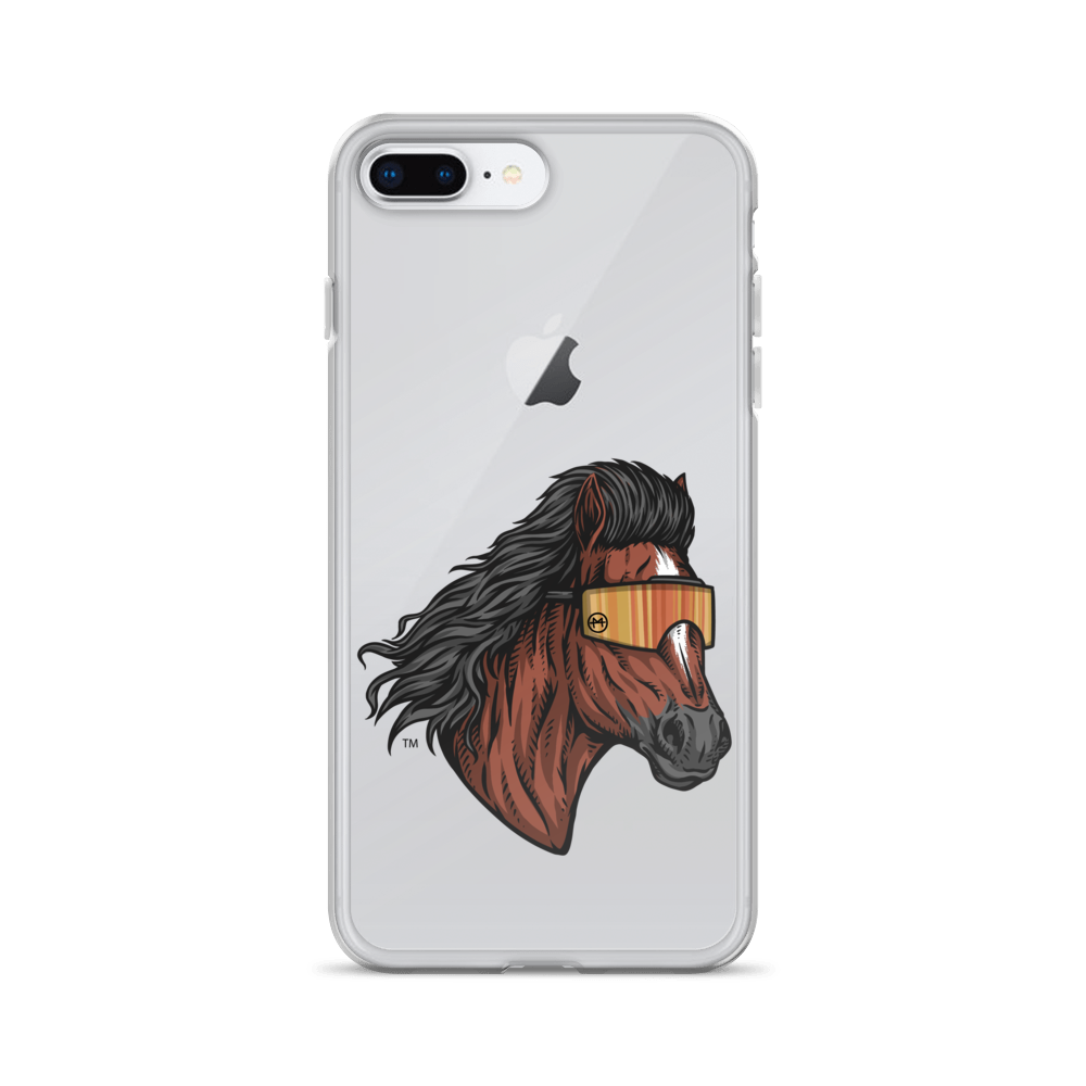 Horse Mullet iPhone Case - Clear