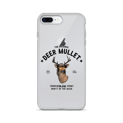 Deer Mullet Motto iPhone Case - Clear