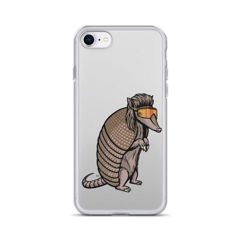 Armadillo Mullet iPhone Case - Clear