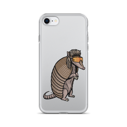 Armadillo Mullet iPhone Case - Clear