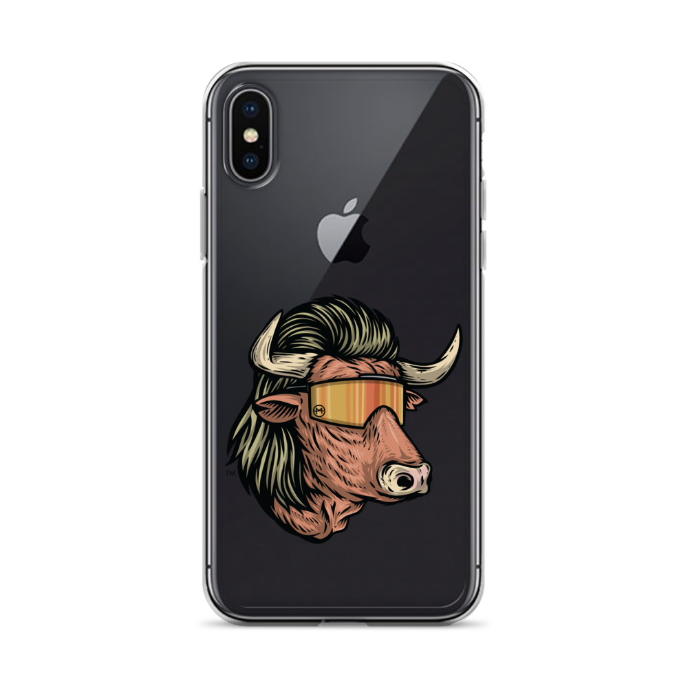 Bull Mullet iPhone Case - Clear