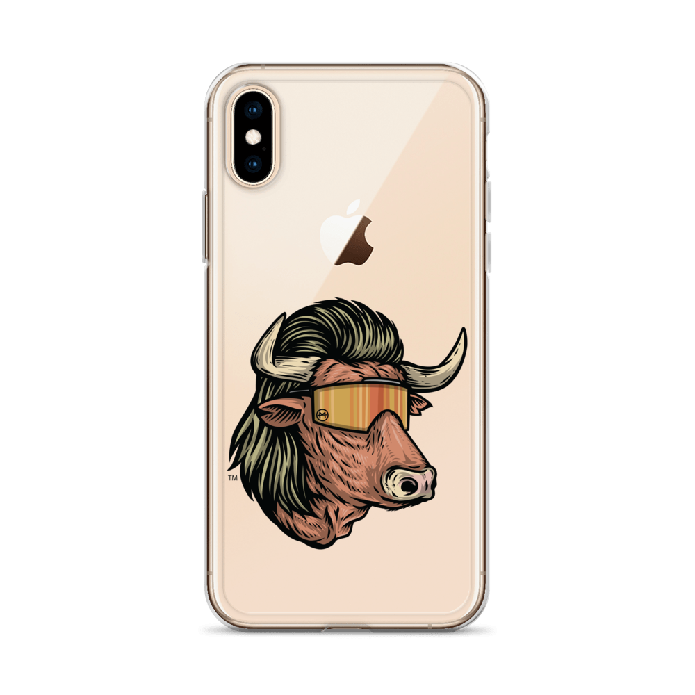 Bull Mullet iPhone Case - Clear