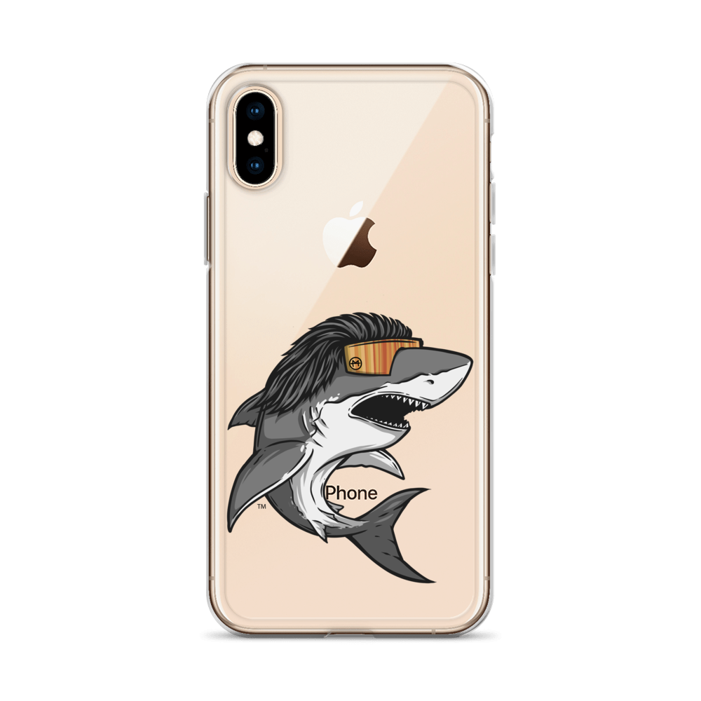 Shark Mullet iPhone Case - Clear
