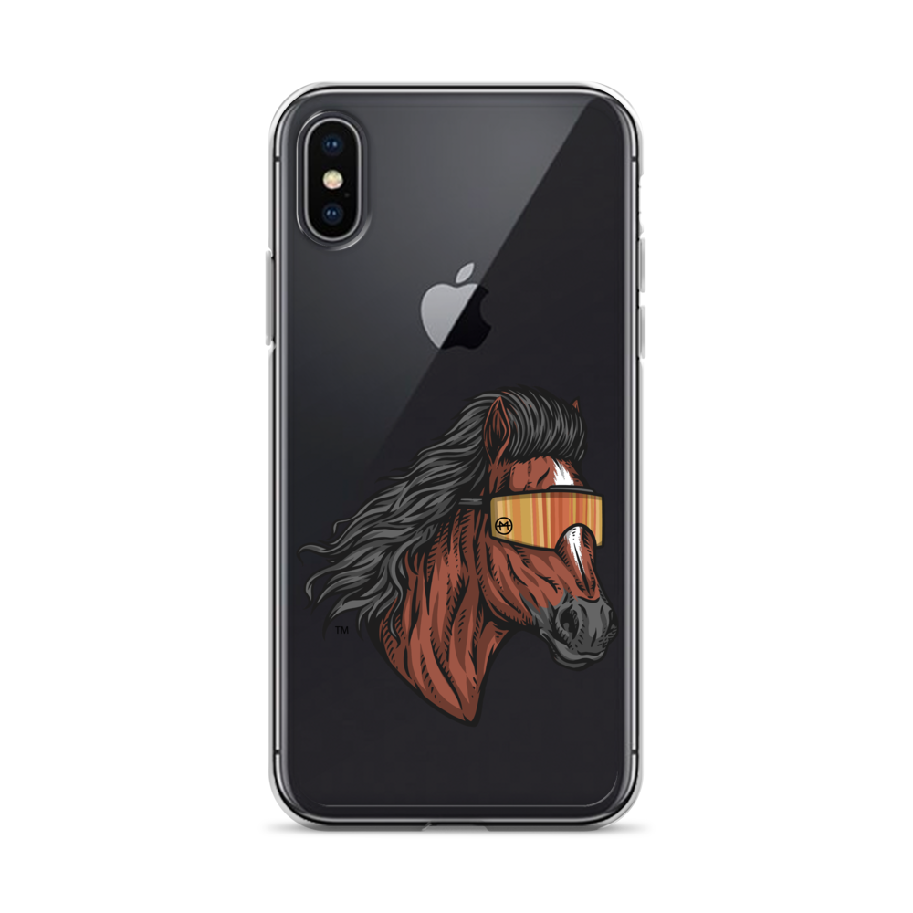 Horse Mullet iPhone Case - Clear