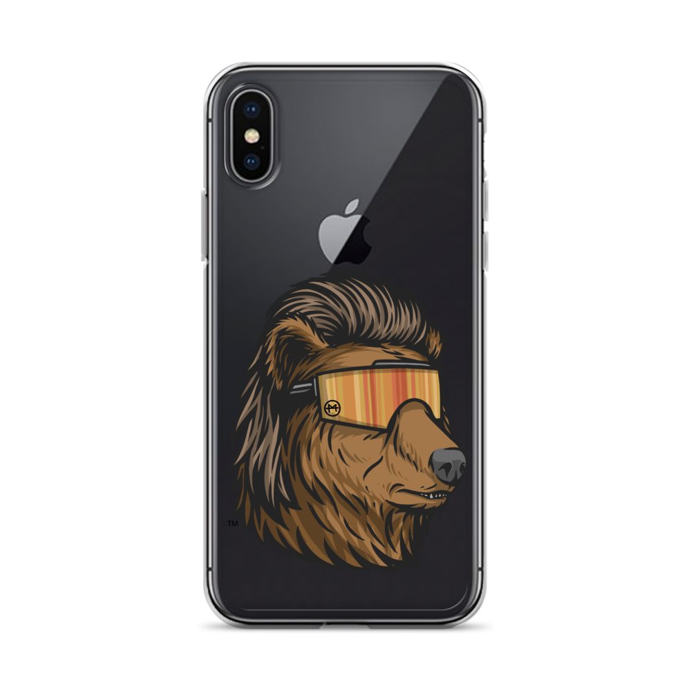 Bear Mullet iPhone Case - Clear