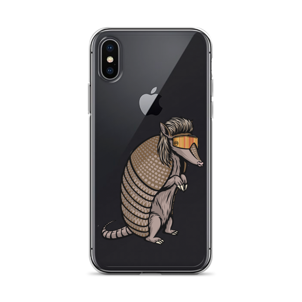 Armadillo Mullet iPhone Case - Clear