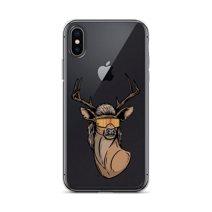 Deer Mullet 2.0 iPhone Case - Clear
