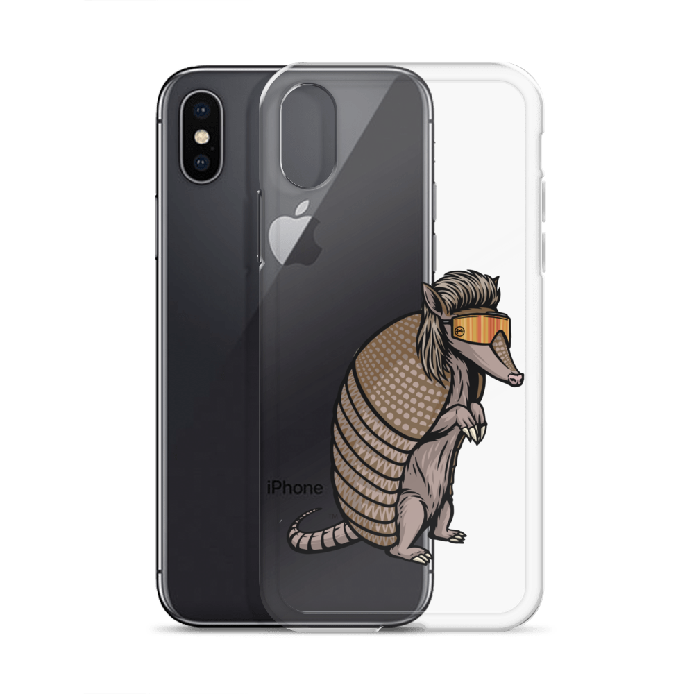Armadillo Mullet iPhone Case - Clear