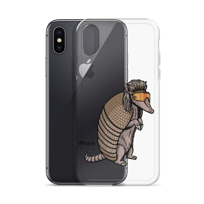 Armadillo Mullet iPhone Case - Clear