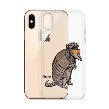 Armadillo Mullet iPhone Case - Clear