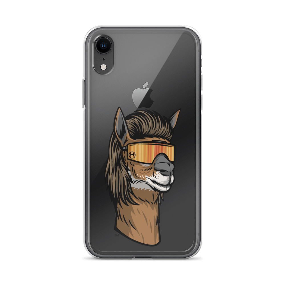 Llama Mullet iPhone Case - Clear