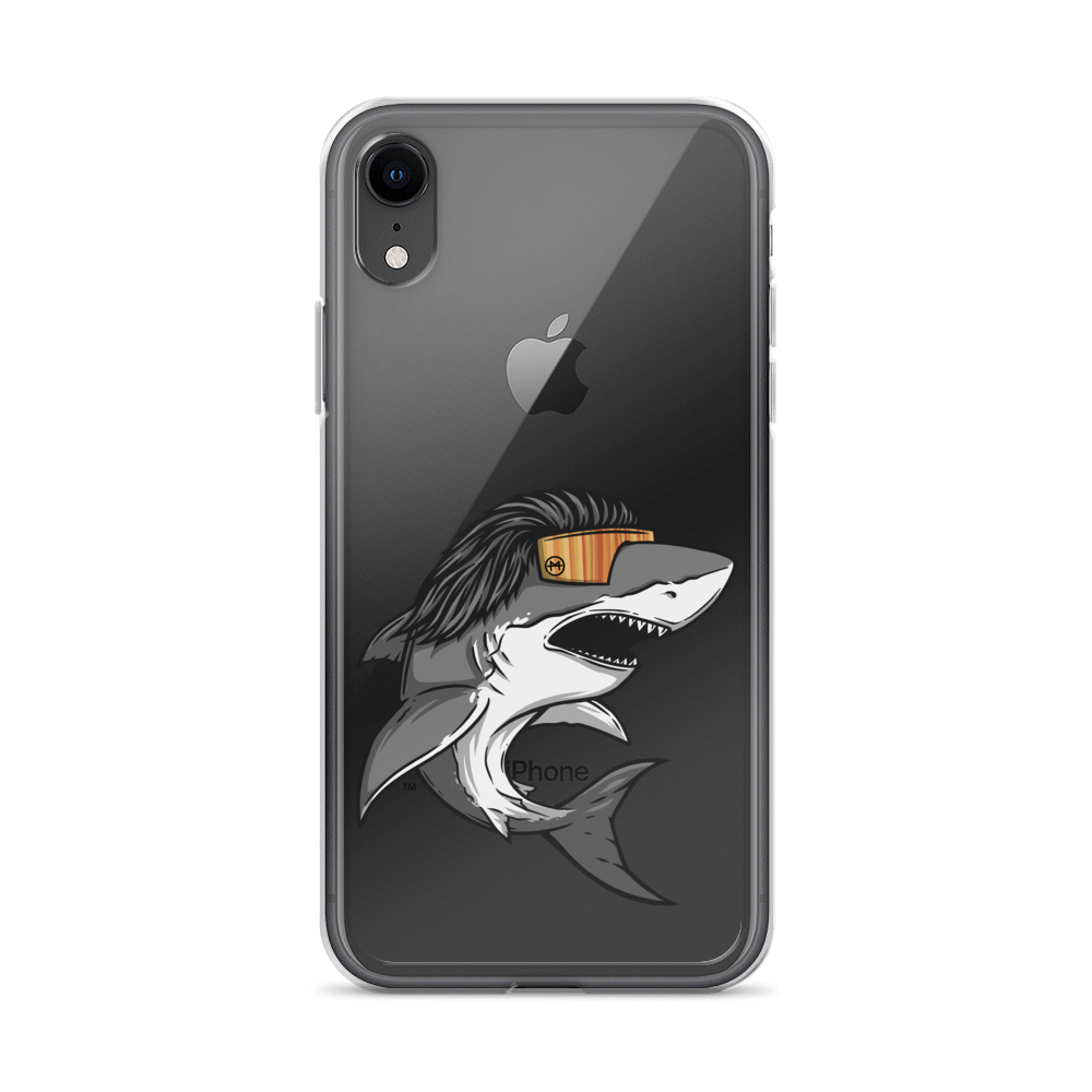 Shark Mullet iPhone Case - Clear