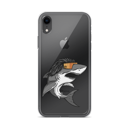 Shark Mullet iPhone Case - Clear