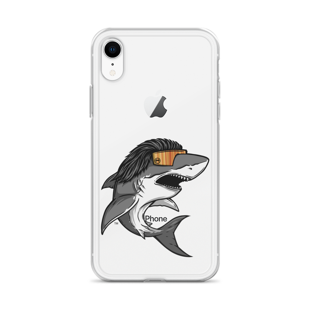 Shark Mullet iPhone Case - Clear