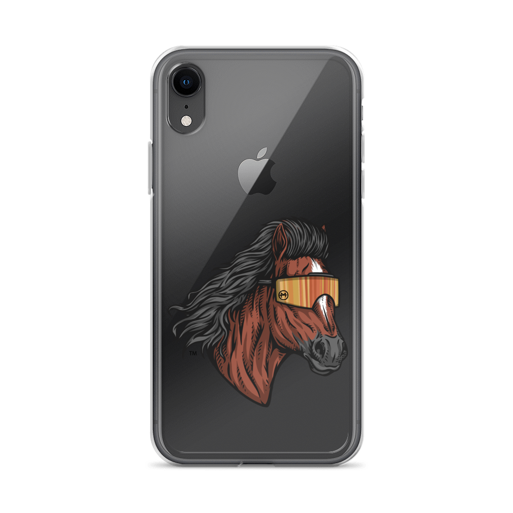 Horse Mullet iPhone Case - Clear