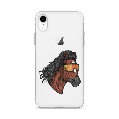 Horse Mullet iPhone Case - Clear