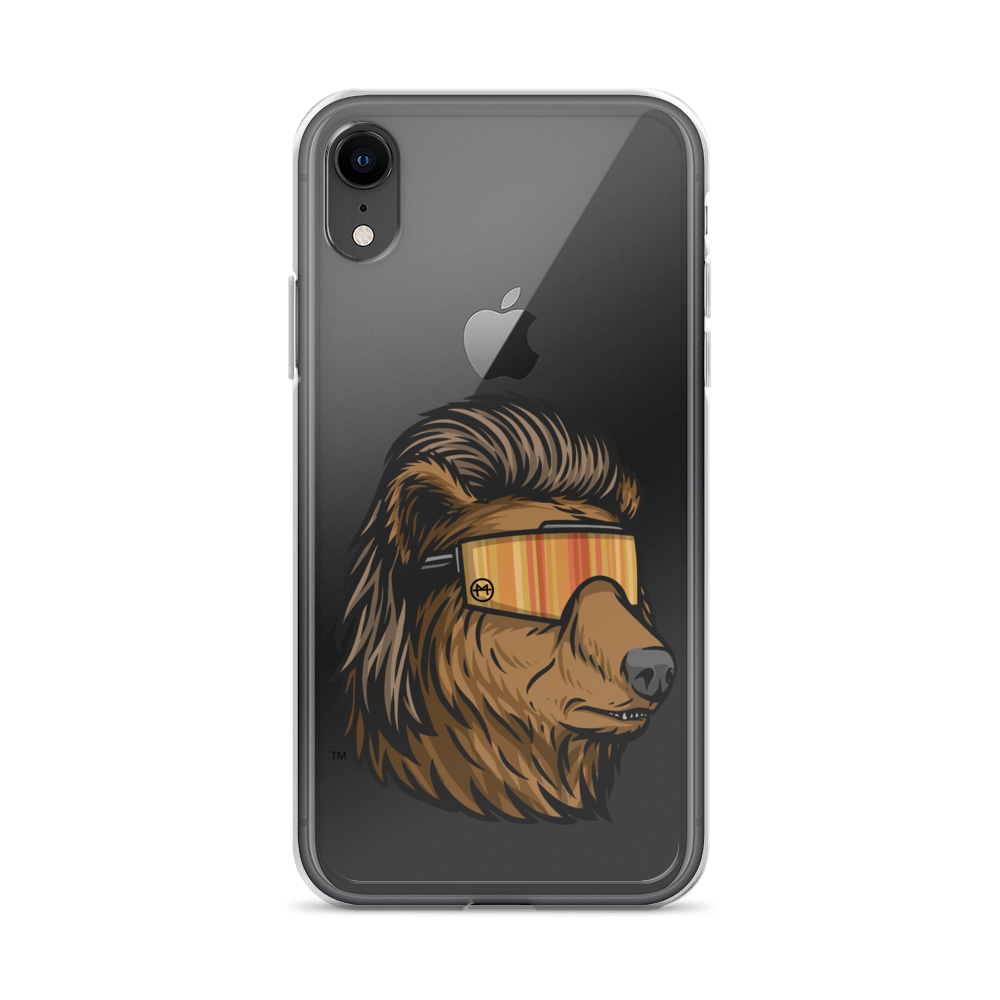 Bear Mullet iPhone Case - Clear