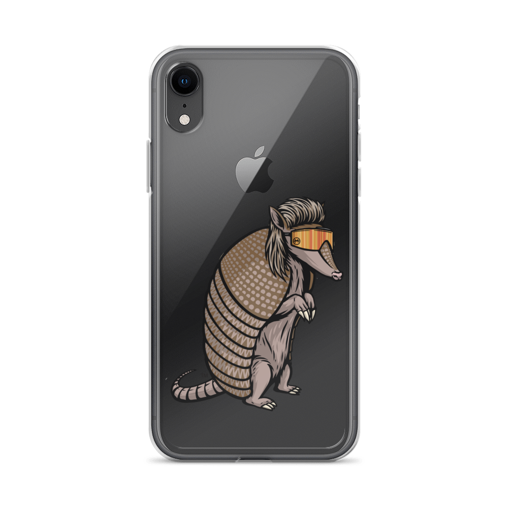Armadillo Mullet iPhone Case - Clear