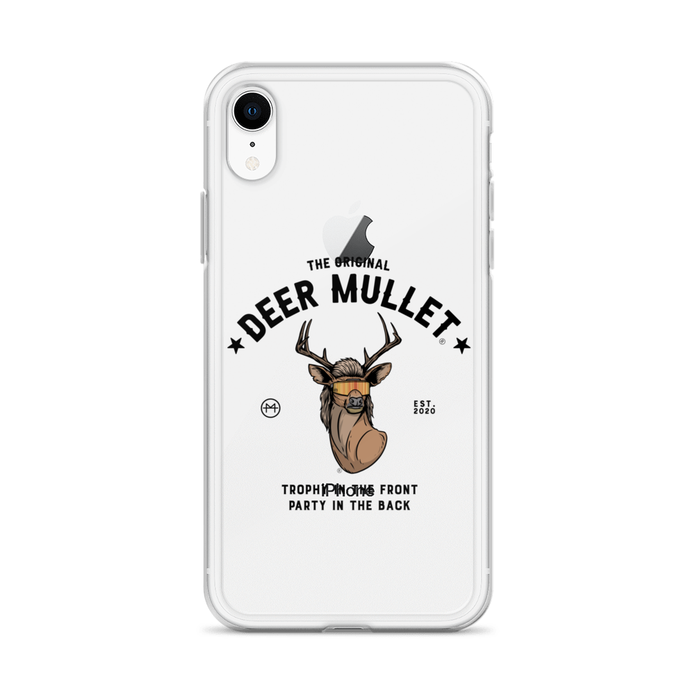 Deer Mullet Motto iPhone Case - Clear