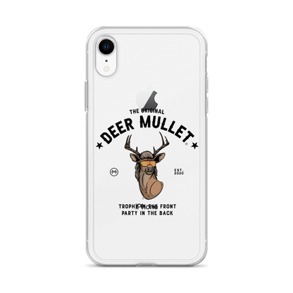 Deer Mullet Motto iPhone Case - Clear