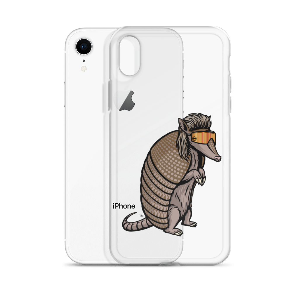 Armadillo Mullet iPhone Case - Clear