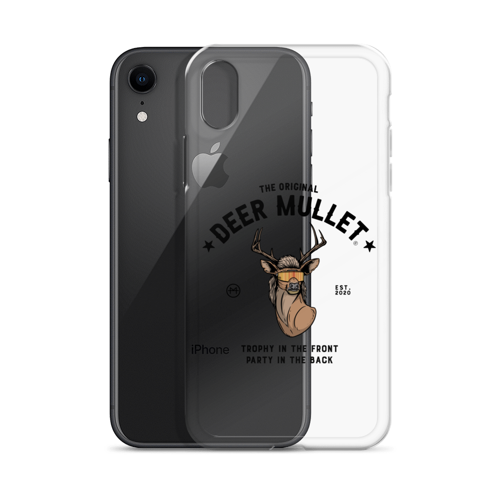 Deer Mullet Motto iPhone Case - Clear