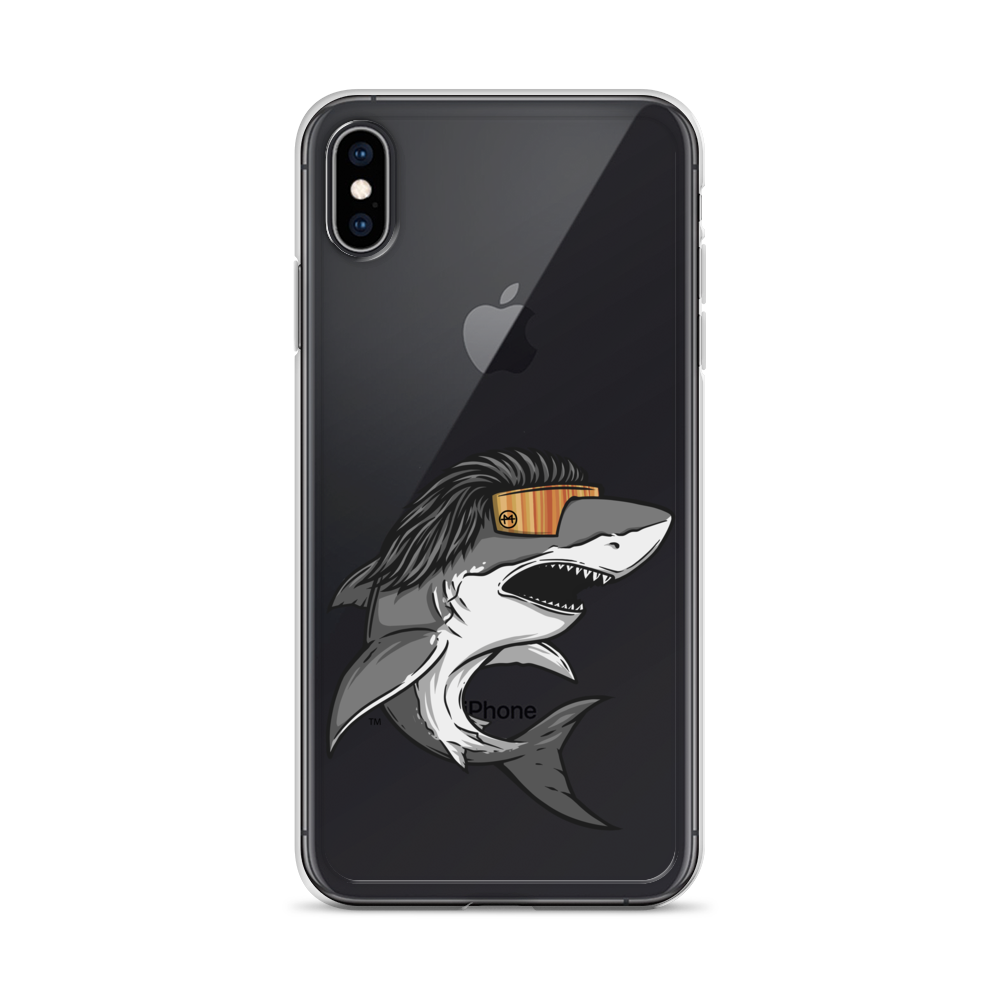 Shark Mullet iPhone Case - Clear