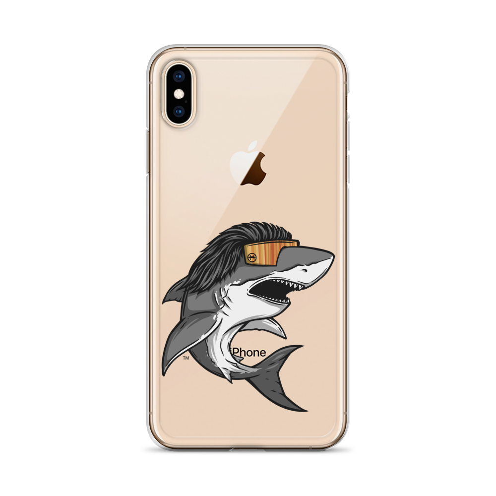 Shark Mullet iPhone Case - Clear