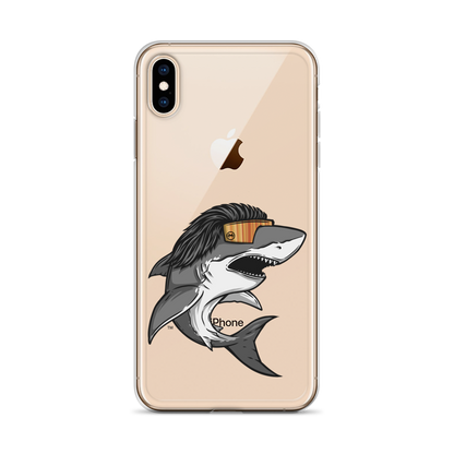 Shark Mullet iPhone Case - Clear