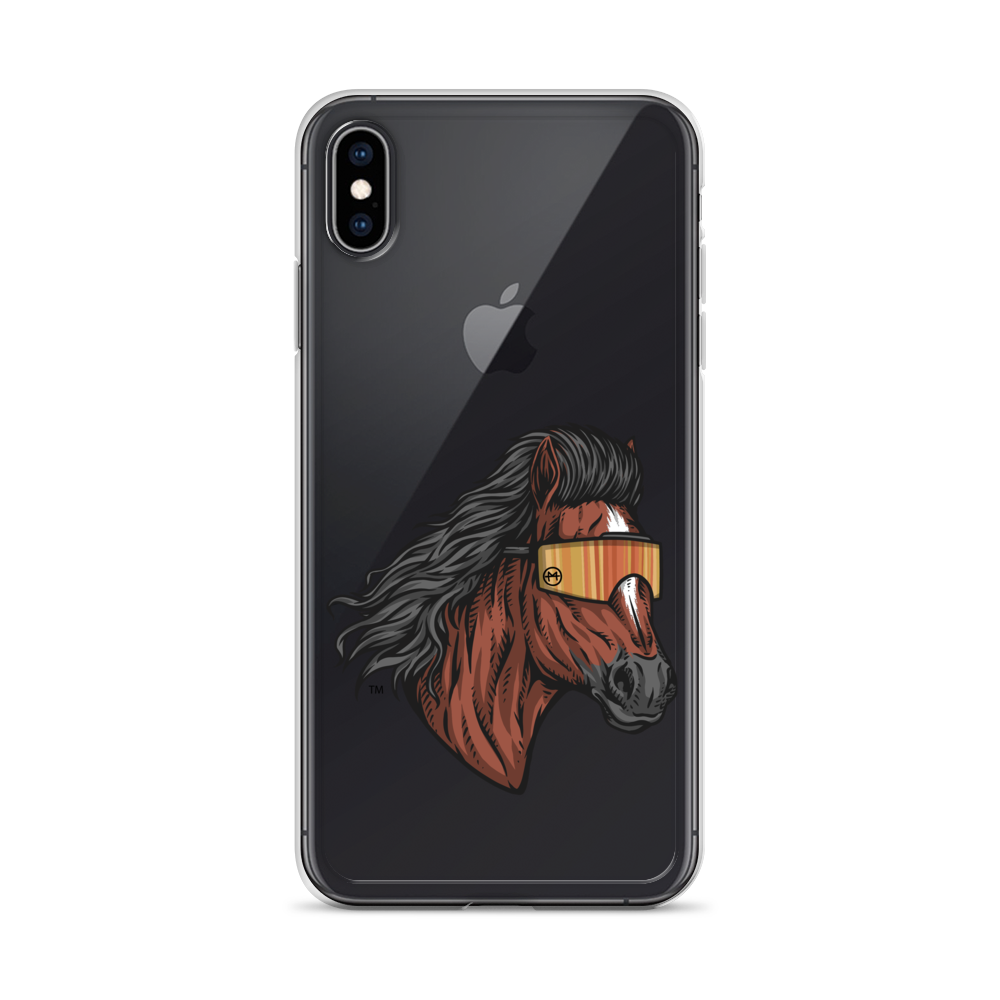 Horse Mullet iPhone Case - Clear