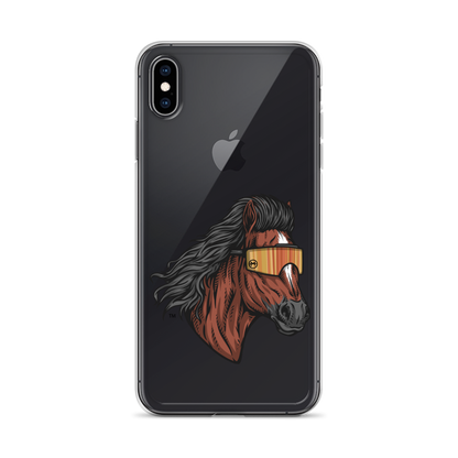 Horse Mullet iPhone Case - Clear