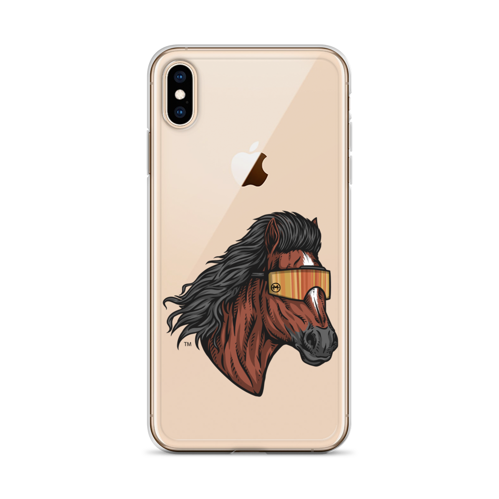 Horse Mullet iPhone Case - Clear