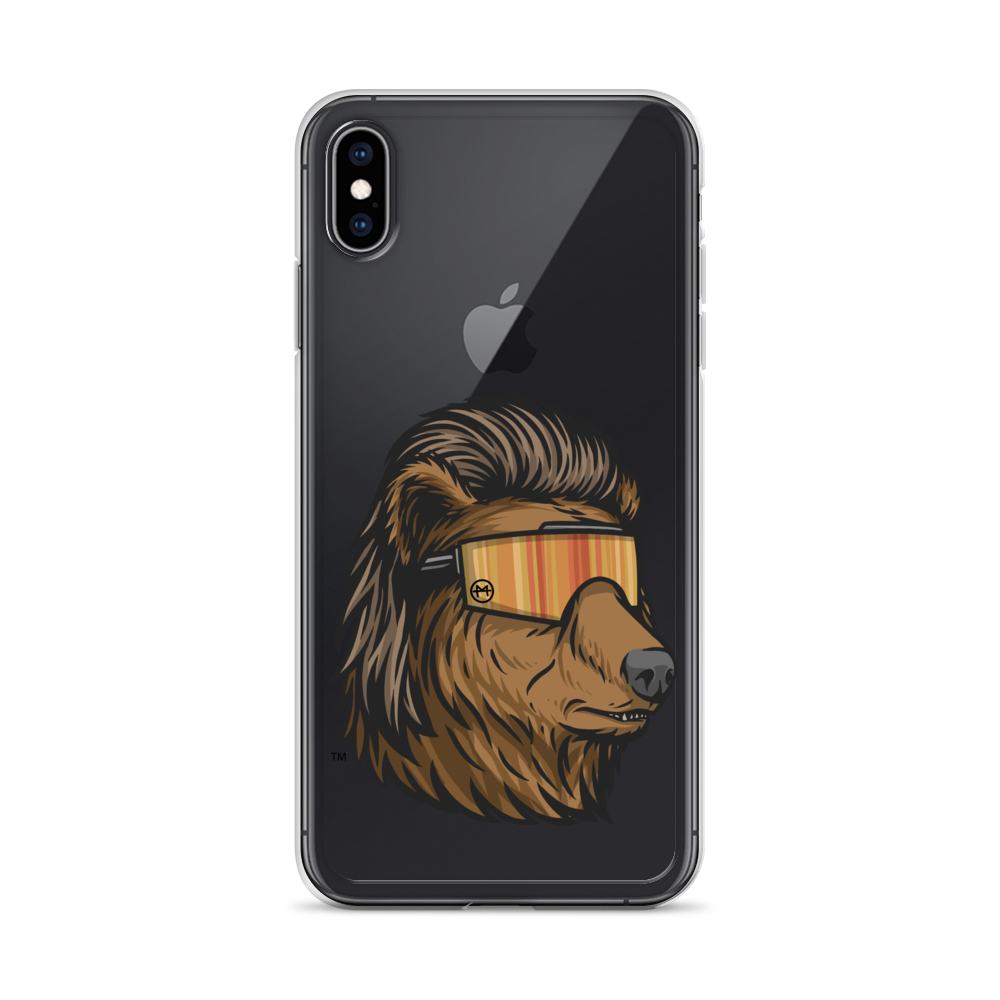 Bear Mullet iPhone Case - Clear