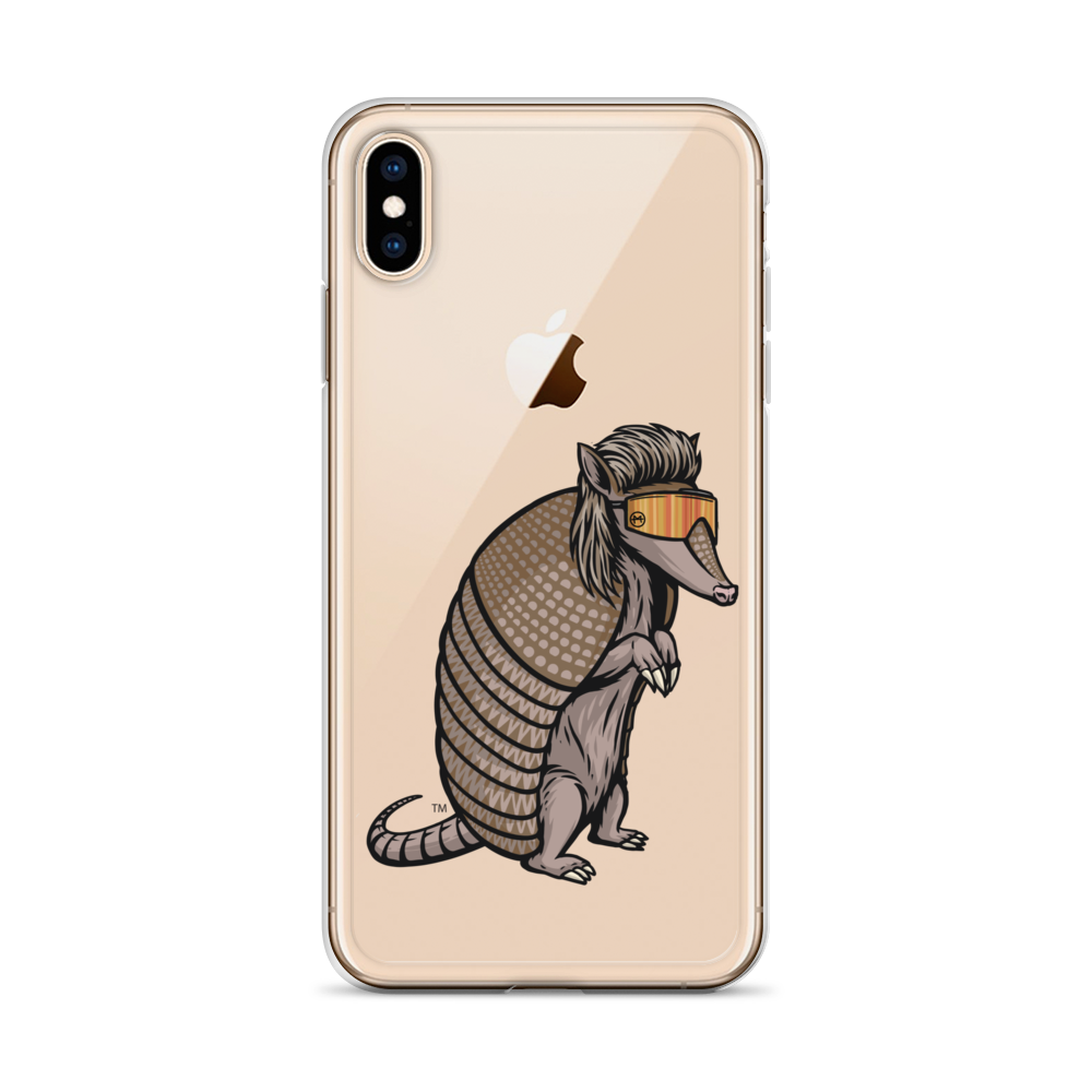 Armadillo Mullet iPhone Case - Clear