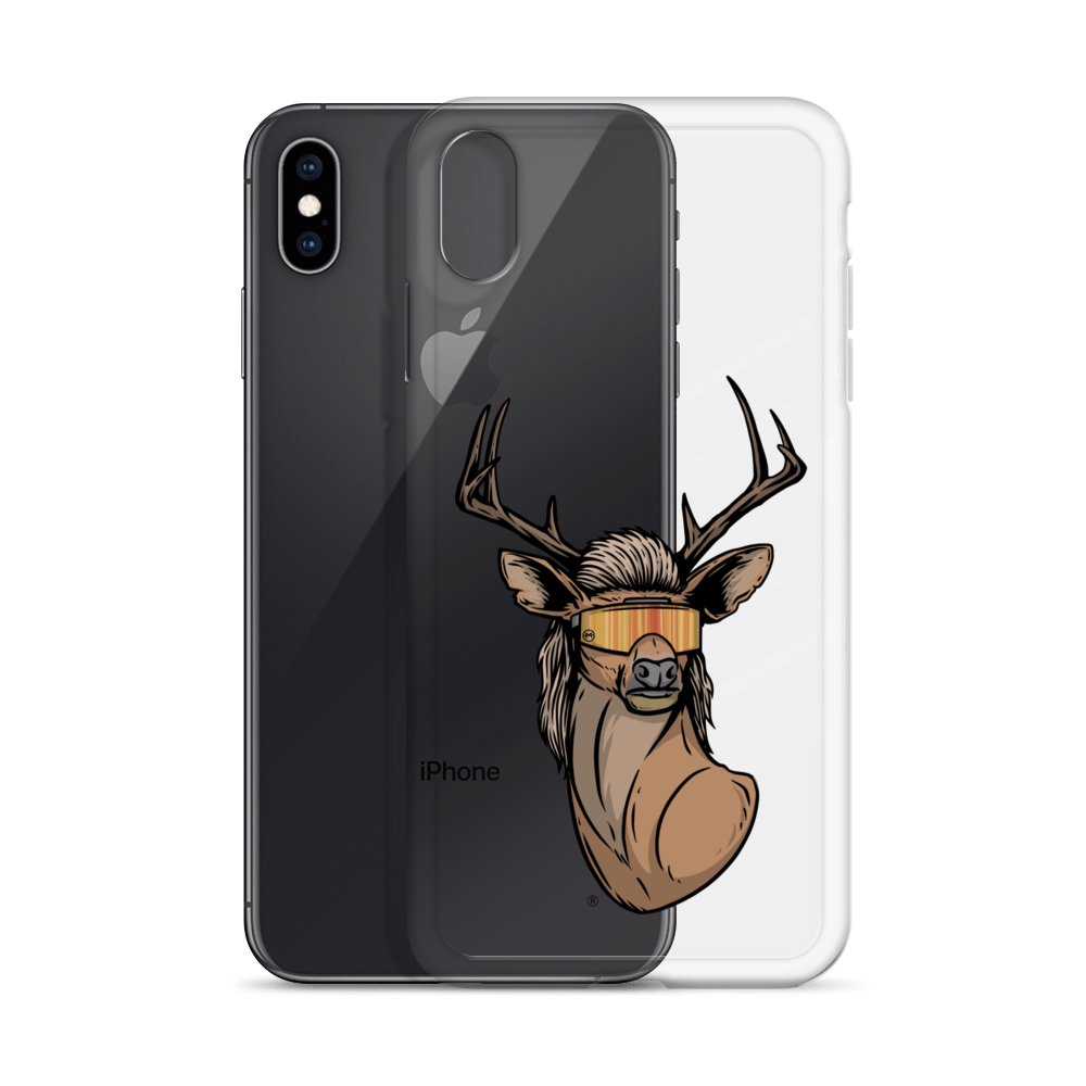 Deer Mullet 2.0 iPhone Case - Clear