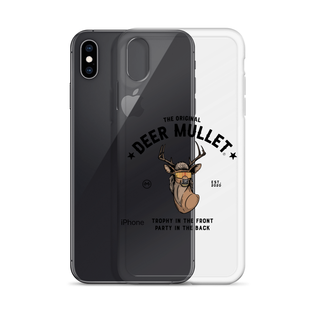 Deer Mullet Motto iPhone Case - Clear