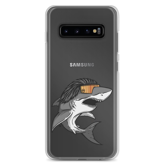 Shark Mullet Samsung Case - Clear