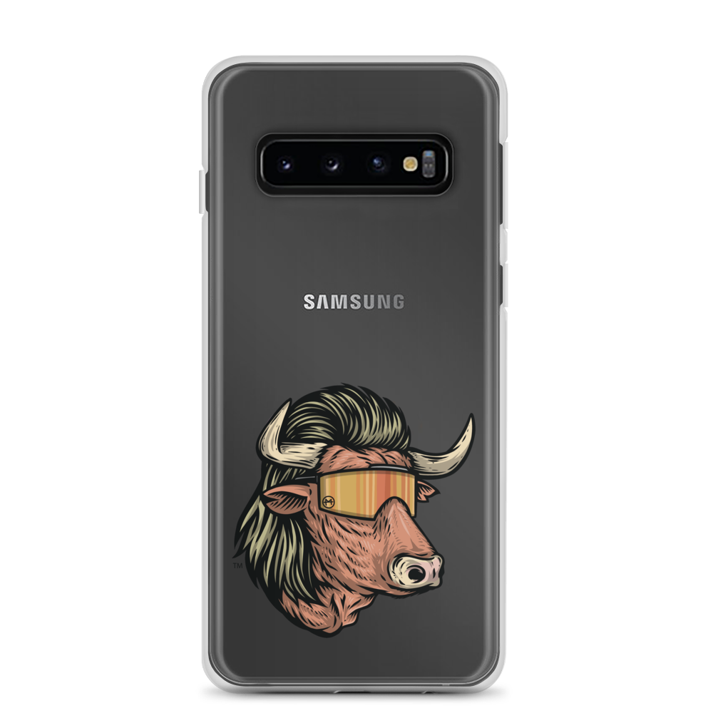 Bull Mullet Samsung Case - Clear
