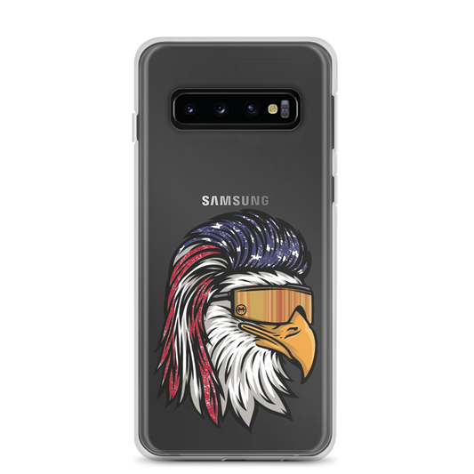 Eagle Mullet USA Samsung Case - Clear