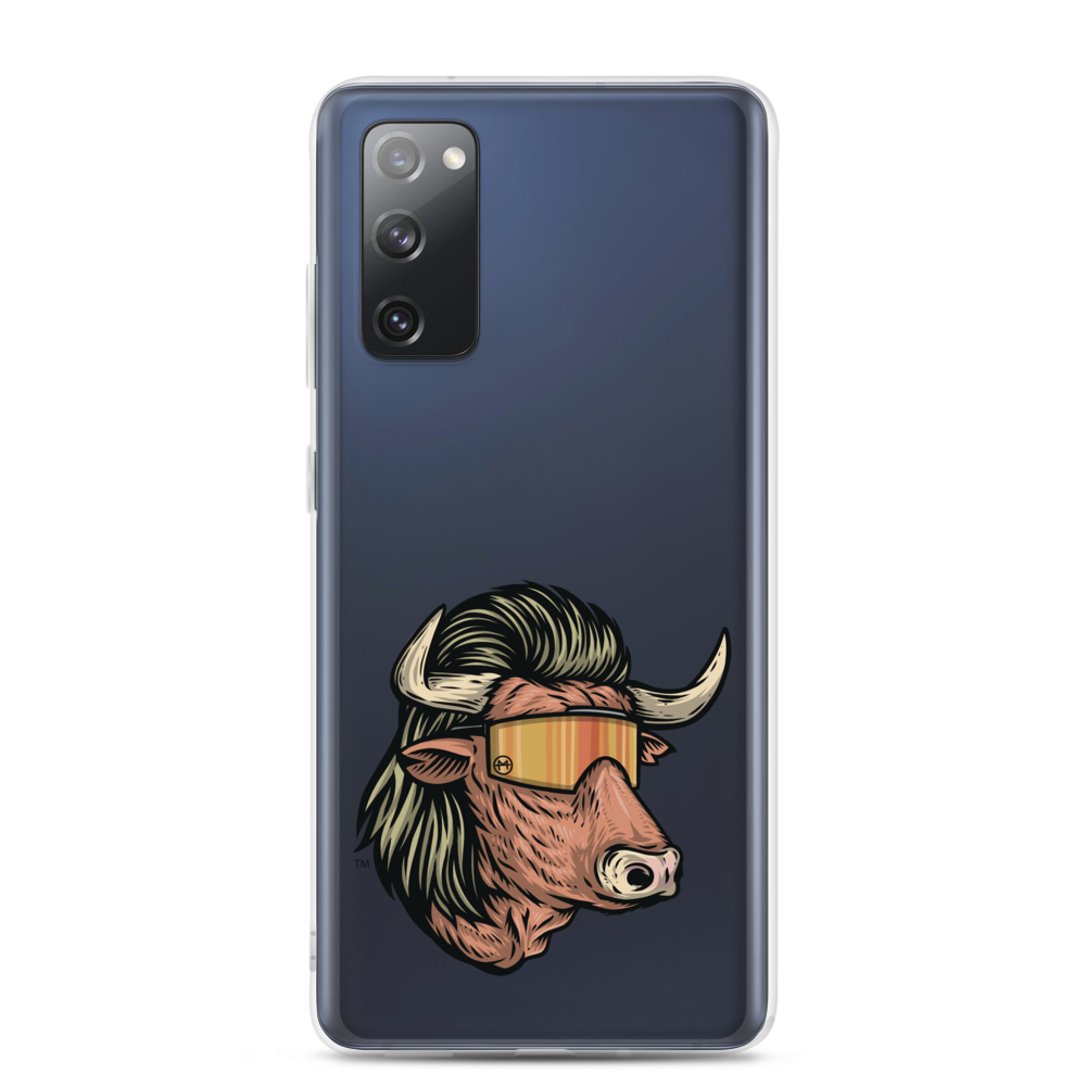 Bull Mullet Samsung Case - Clear