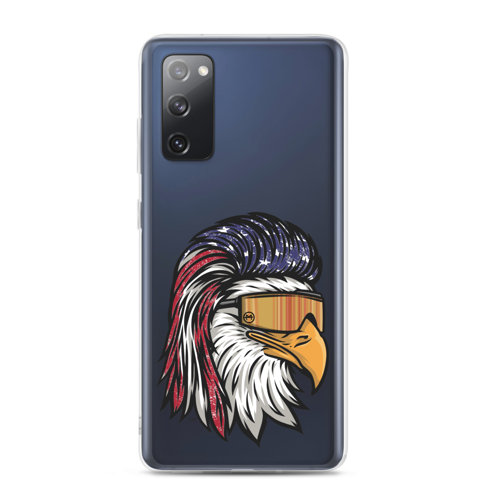 Eagle Mullet USA Samsung Case - Clear