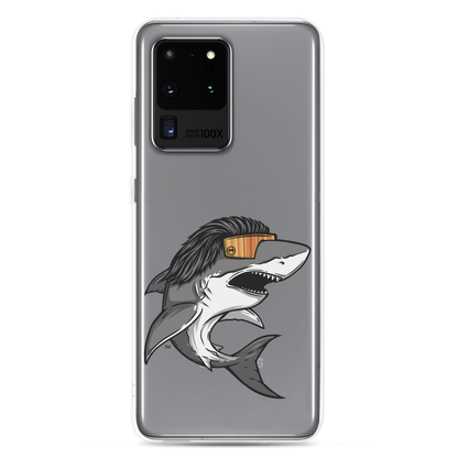 Shark Mullet Samsung Case - Clear