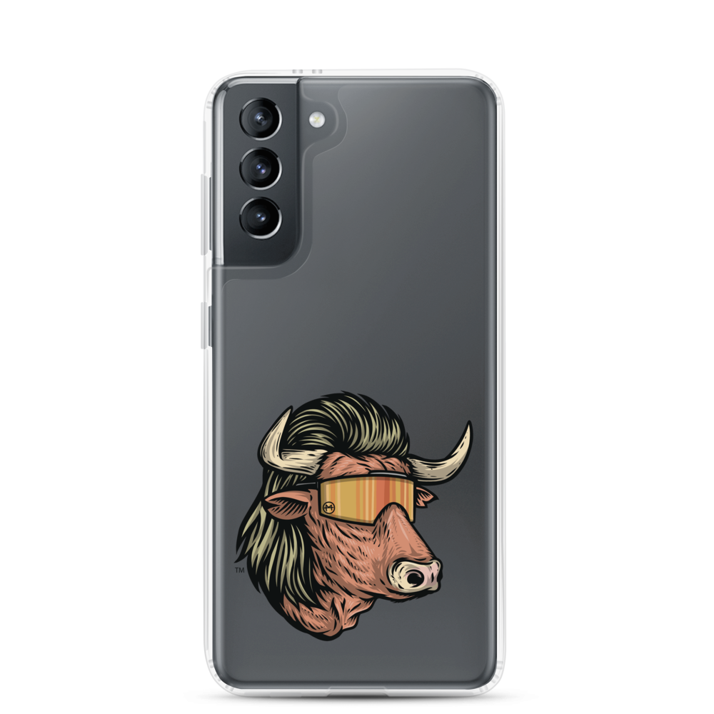 Bull Mullet Samsung Case - Clear