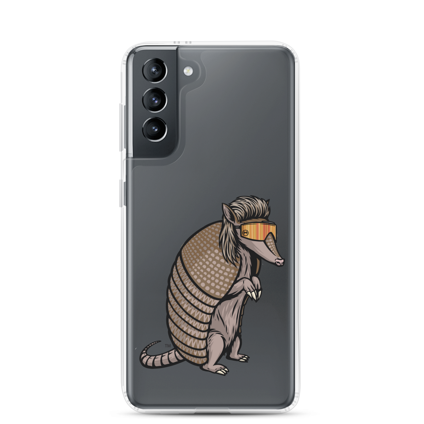Armadillo Mullet Samsung Case - Clear