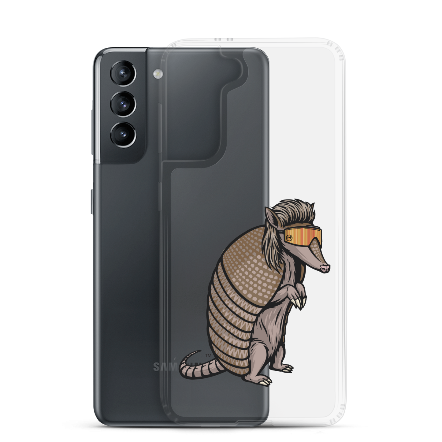 Armadillo Mullet Samsung Case - Clear