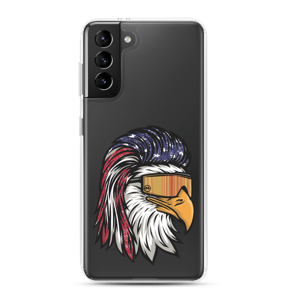 Eagle Mullet USA Samsung Case - Clear