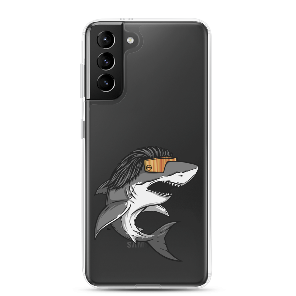 Shark Mullet Samsung Case - Clear